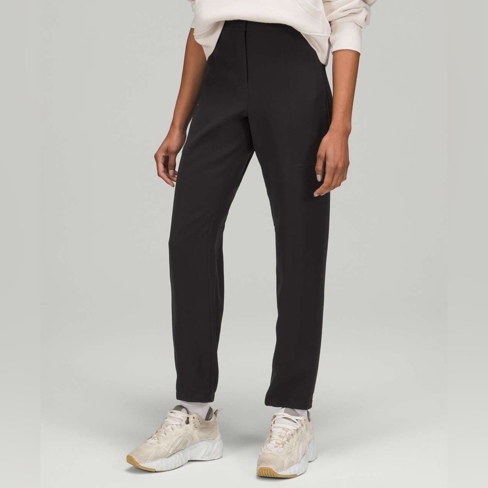 Lululemon Dynamic Days Pant Travel Woven Black Activewear Casual Women’s Size 30